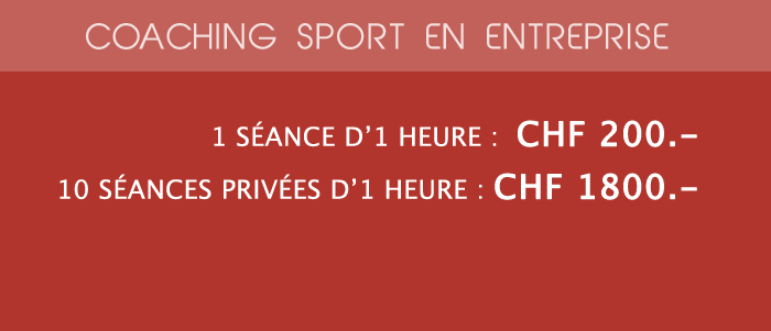 Tarifs So Well : Coaching sportif en entreprise & groupes